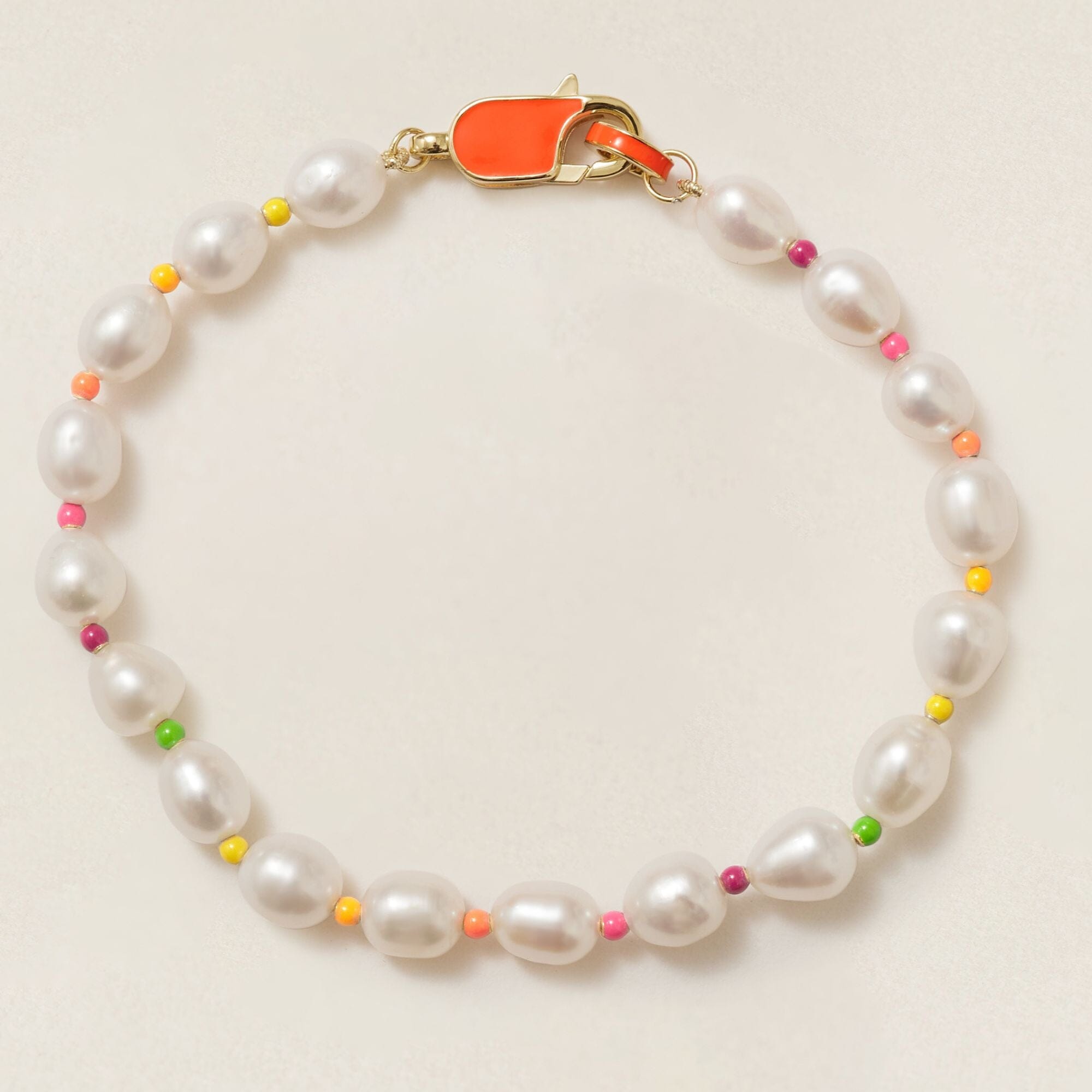 Dave neon pearl anklet