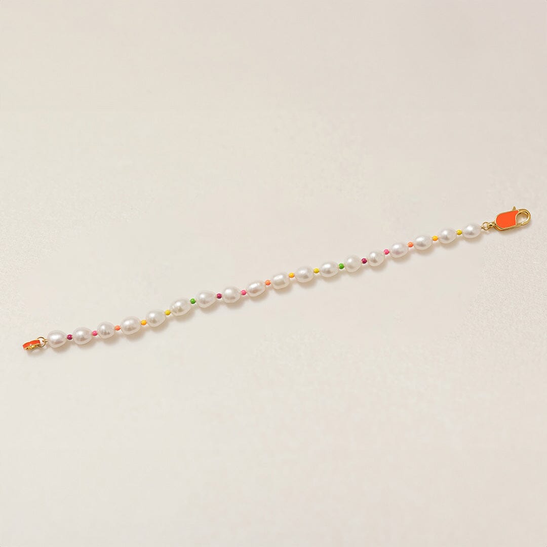 Dave neon pearl anklet