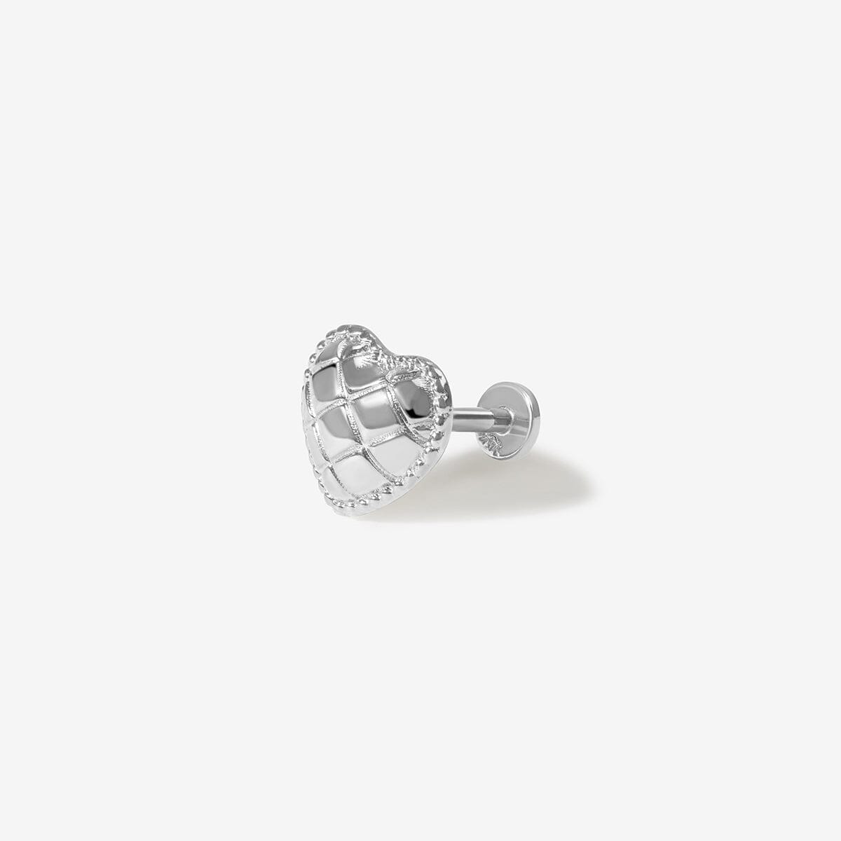 Collins heart quilted piercing
