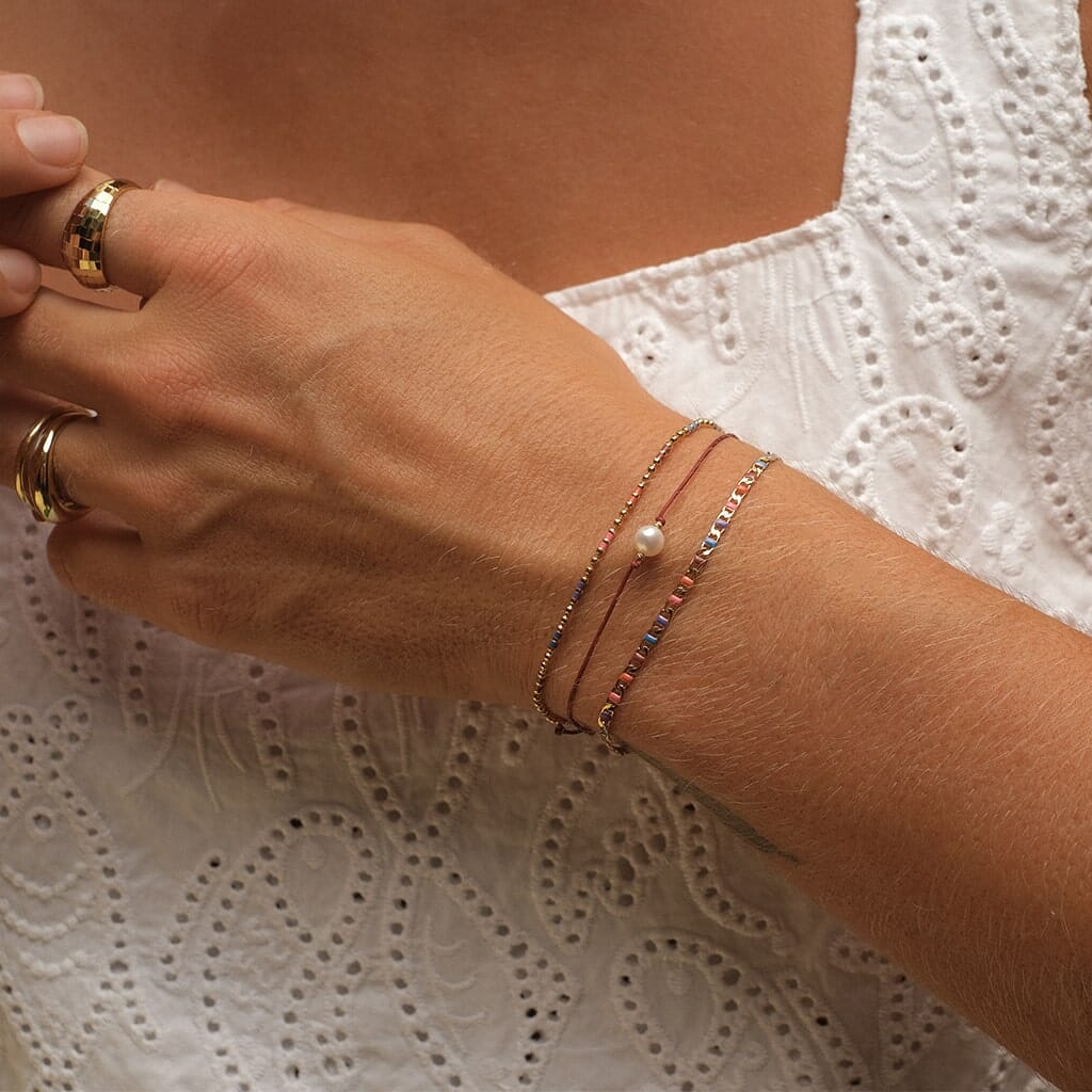 Flavin juicy ball chain bracelet