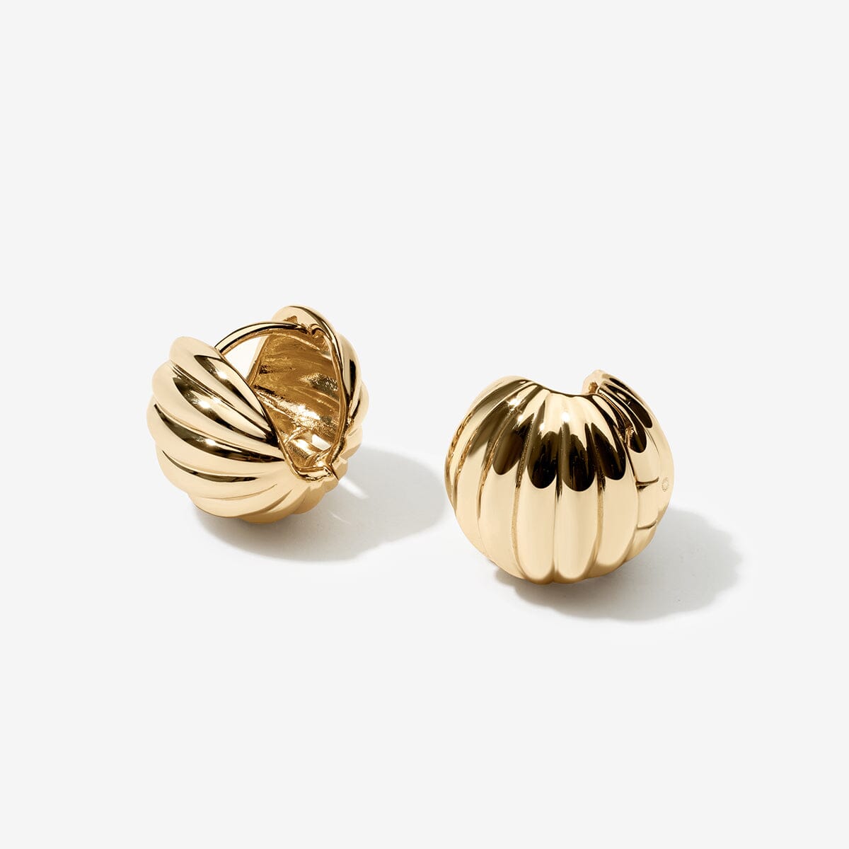 Klaus ball huggie earrings