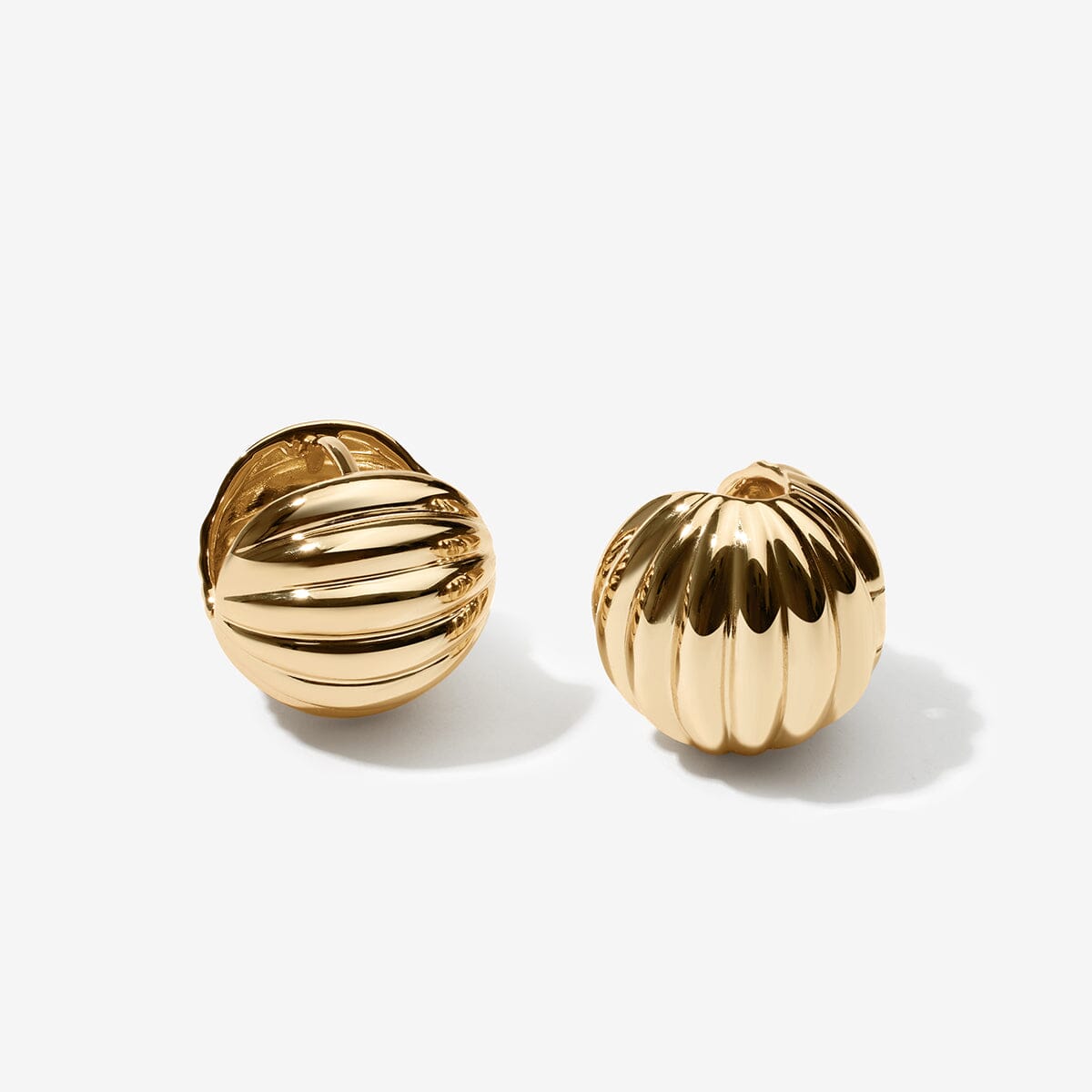 Klaus ball huggie earrings