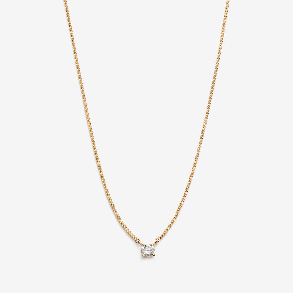 Knoxx round diamond necklace