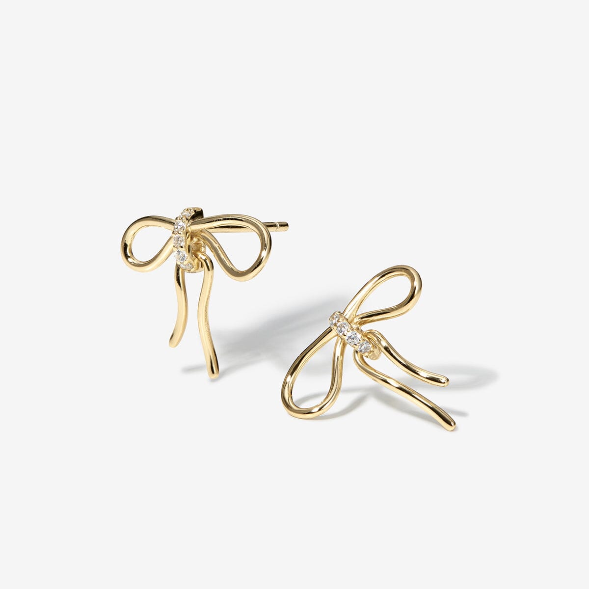 Lars bow stud earrings