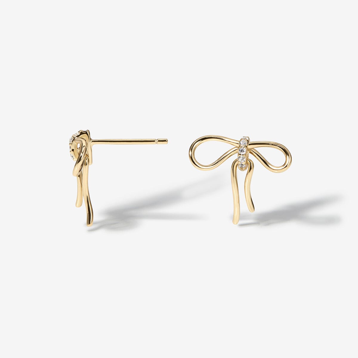 Lars bow stud earrings