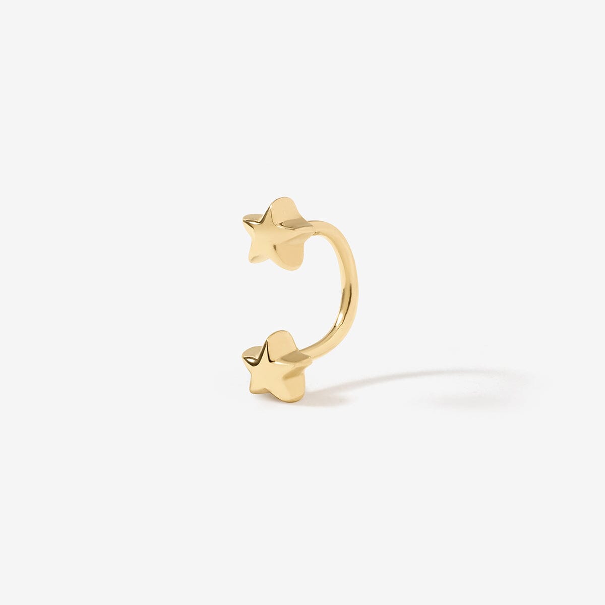 Lincoln star u hoop piercing