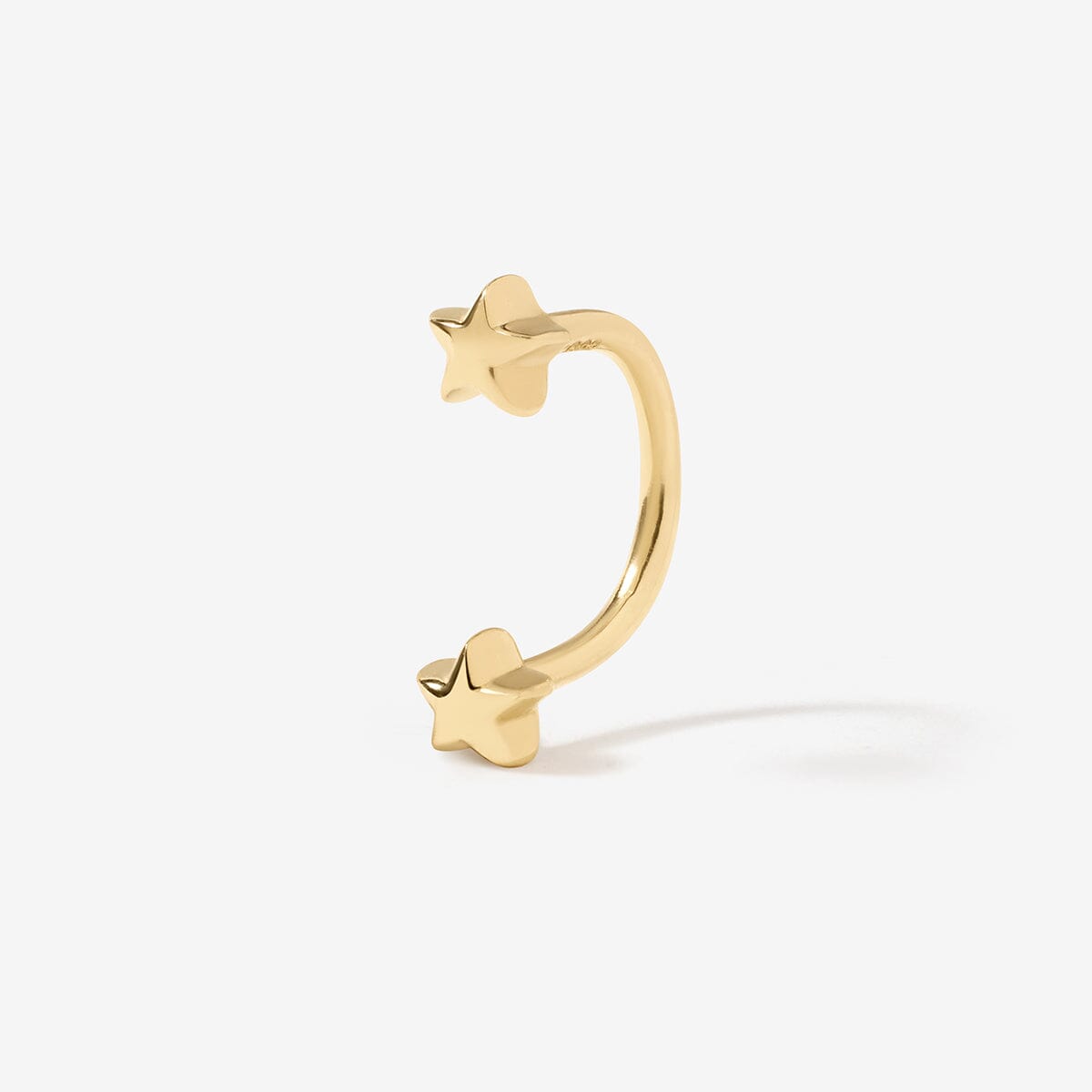 Lincoln star u hoop piercing