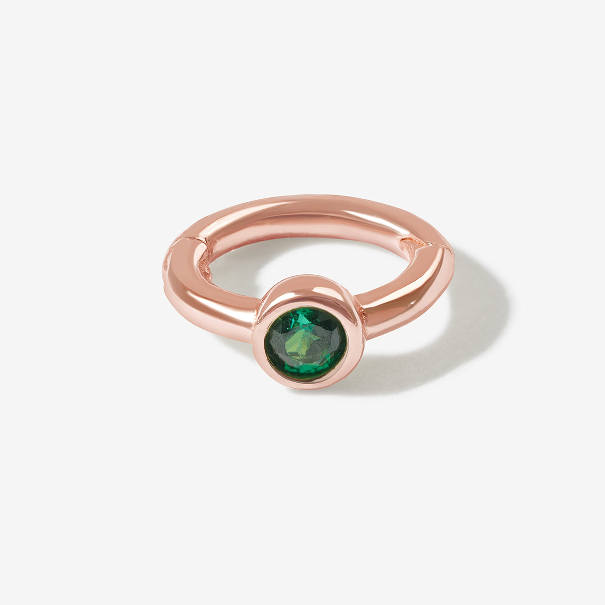 Lono birthstone huggie