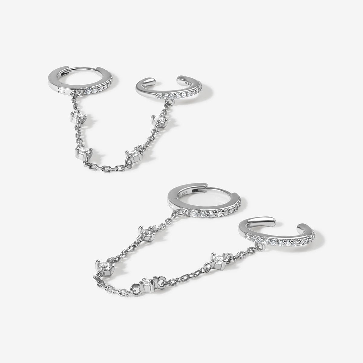 Olsen chained cuff earrings