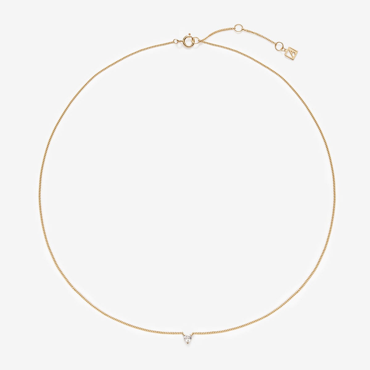 Maddox heart diamond necklace