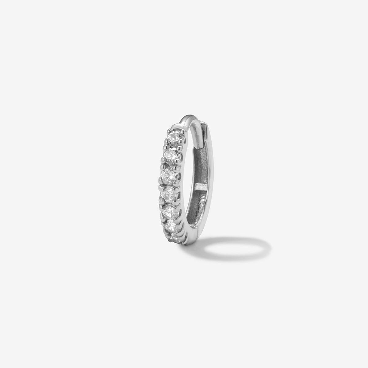 Mike diamond hoop piercing