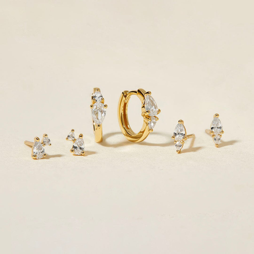 Agie 6-piece earring set