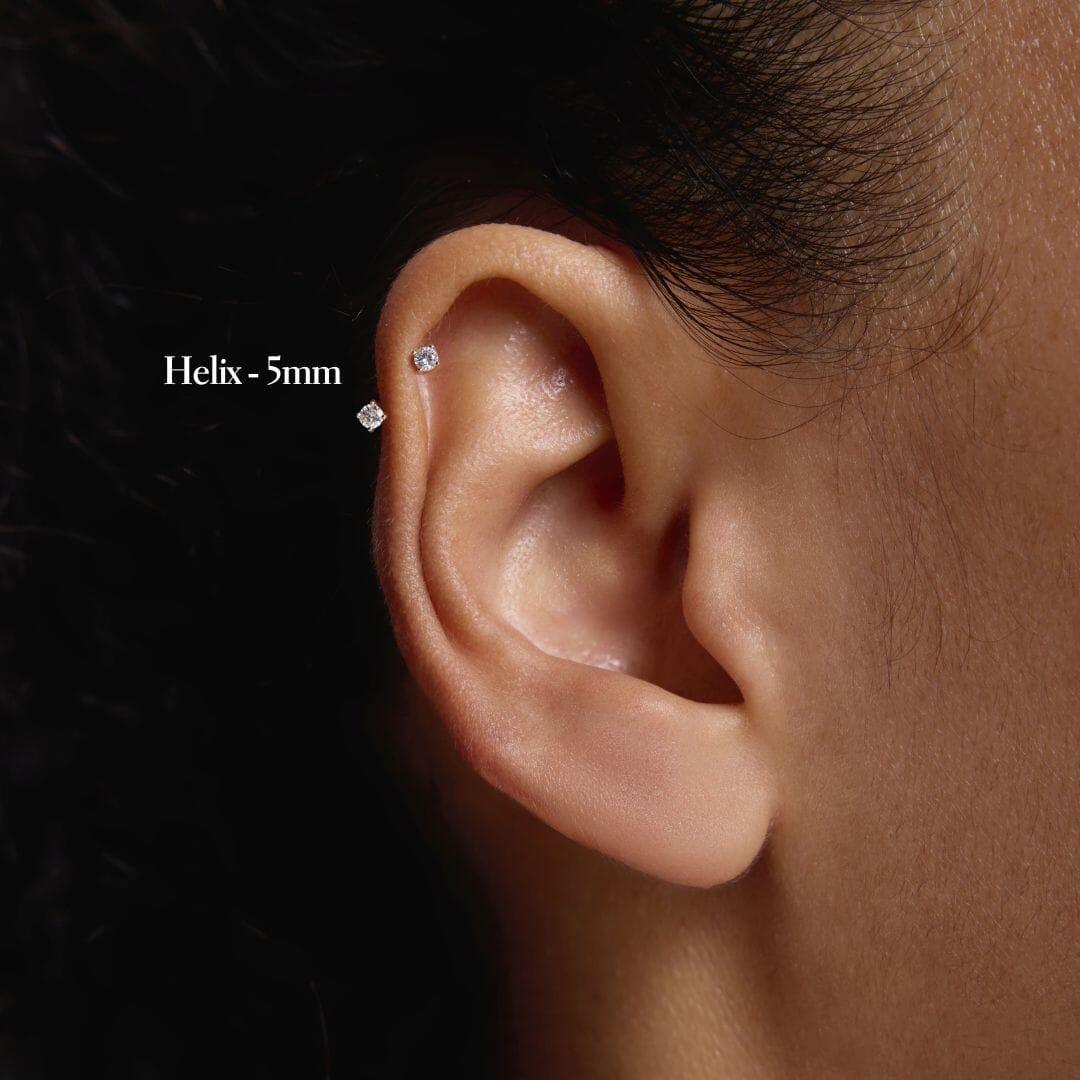 Frankie u hoop diamond piercing