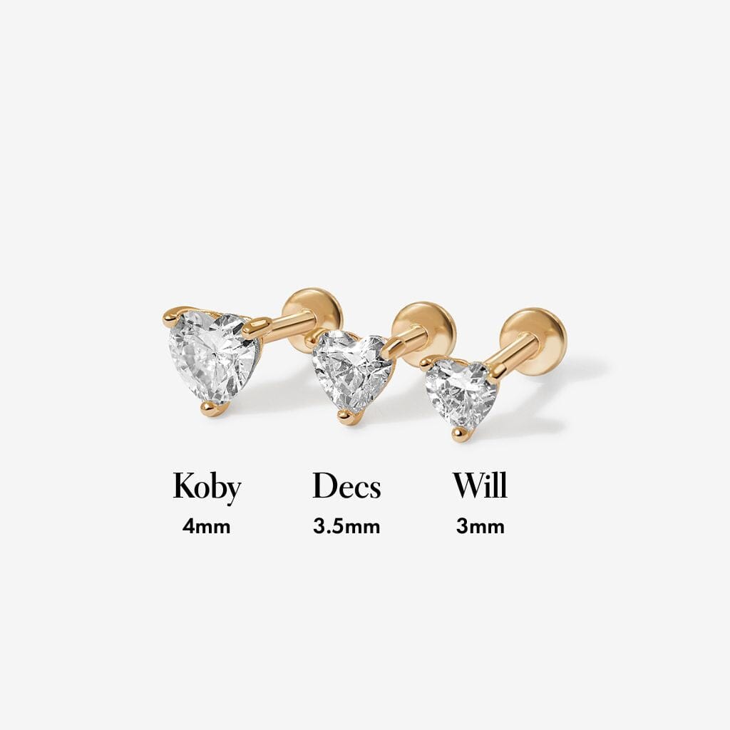 Decs baby heart piercing