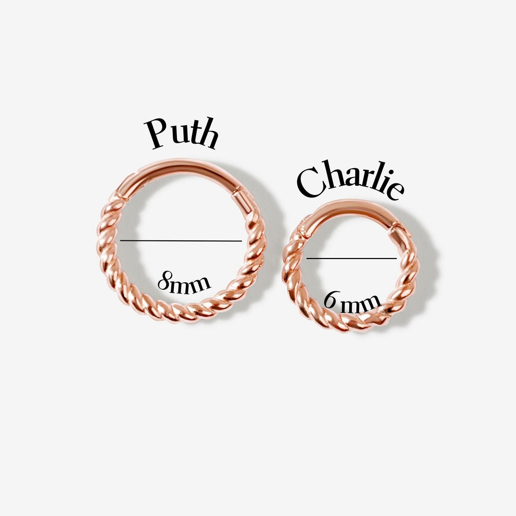 Charlie rope mini clicker piercing