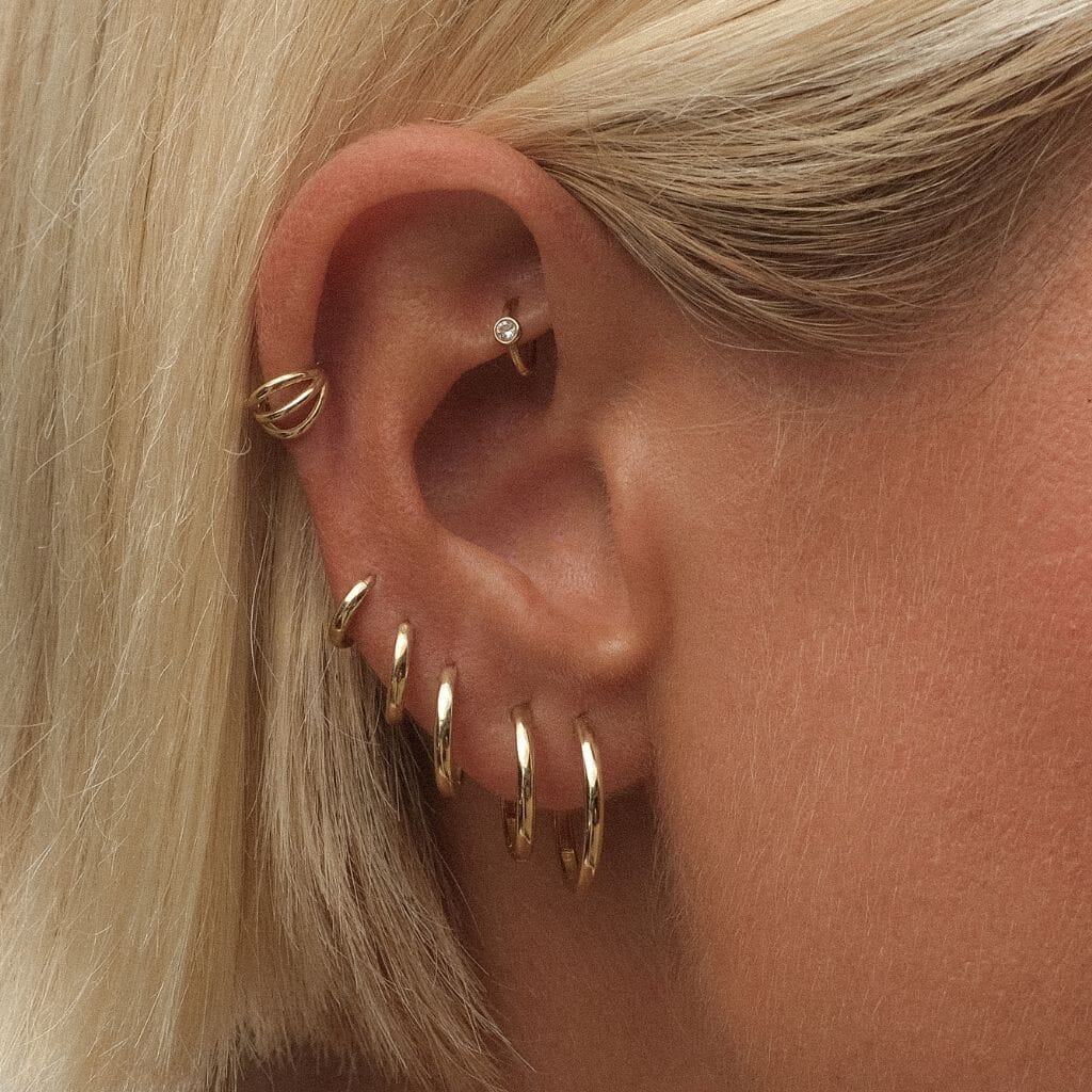 Marlin hoop piercing