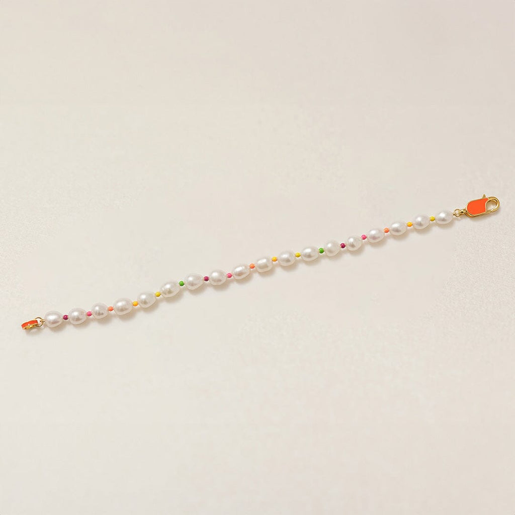 Dave neon pearl anklet