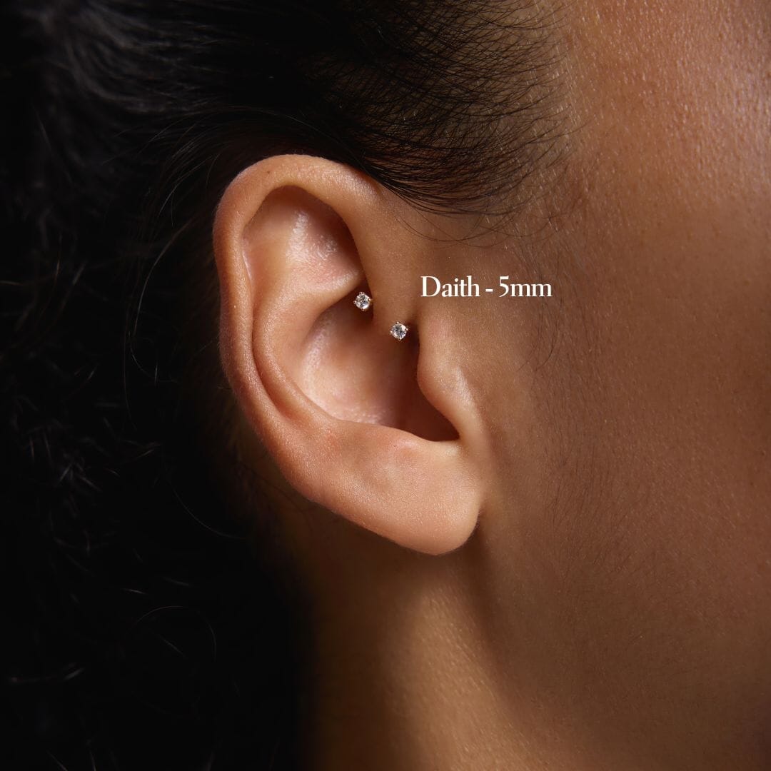 Frankie u hoop diamond piercing