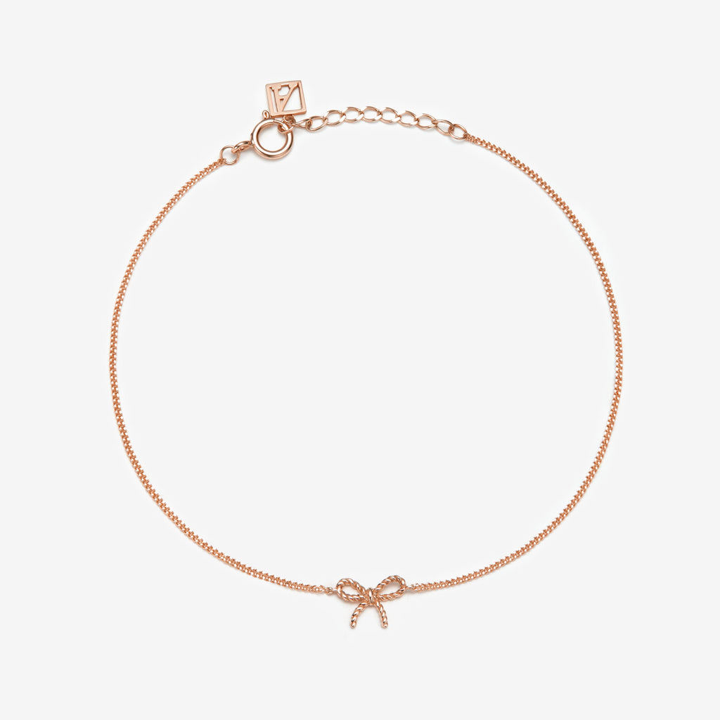 Asher micro bow bracelet