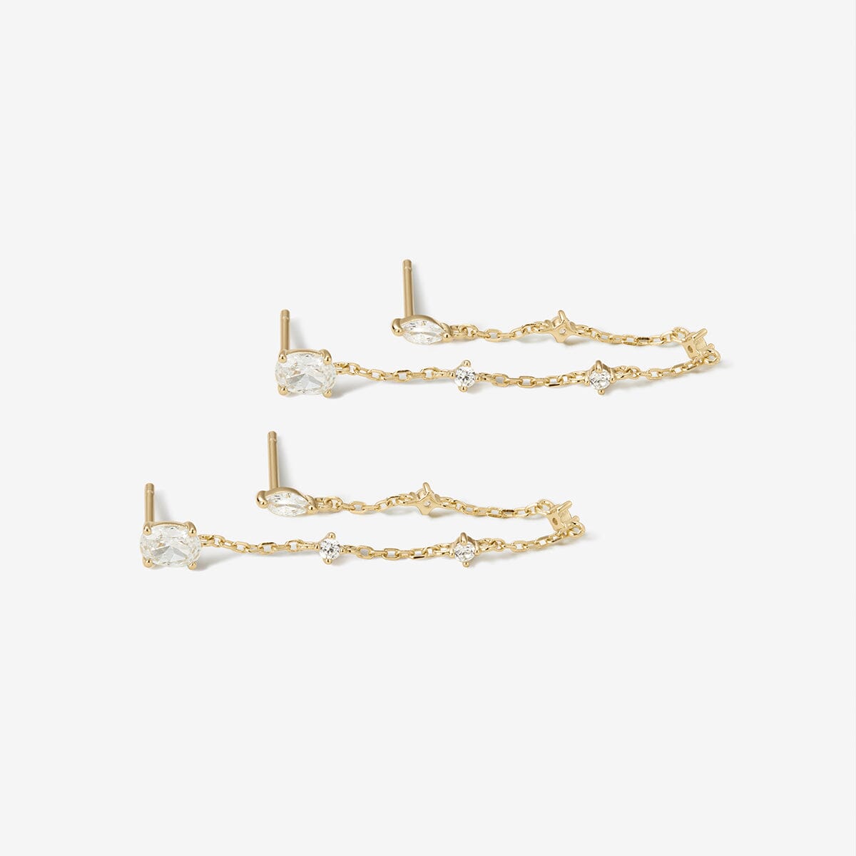 Cam chain earrings