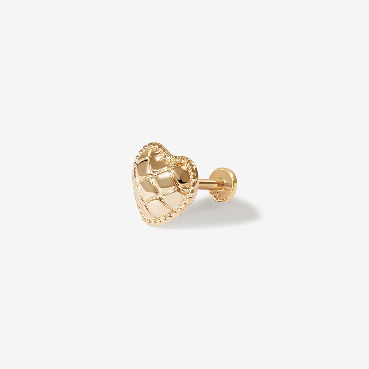 Collins heart quilted piercing