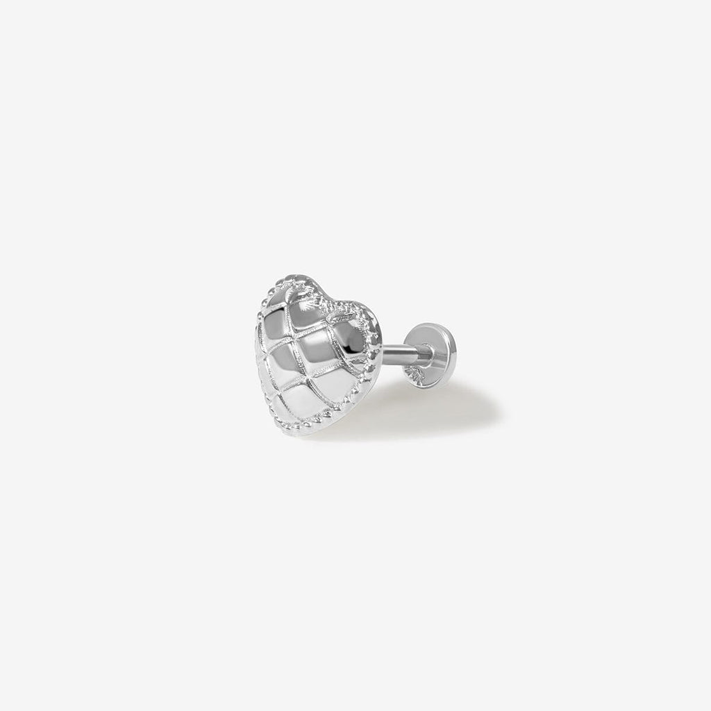 Collins heart quilted piercing