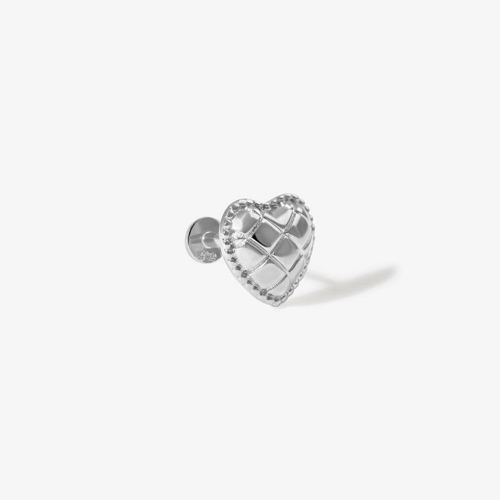 Collins heart quilted piercing