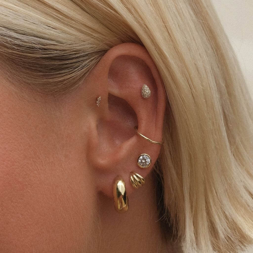 Dent diamond piercing