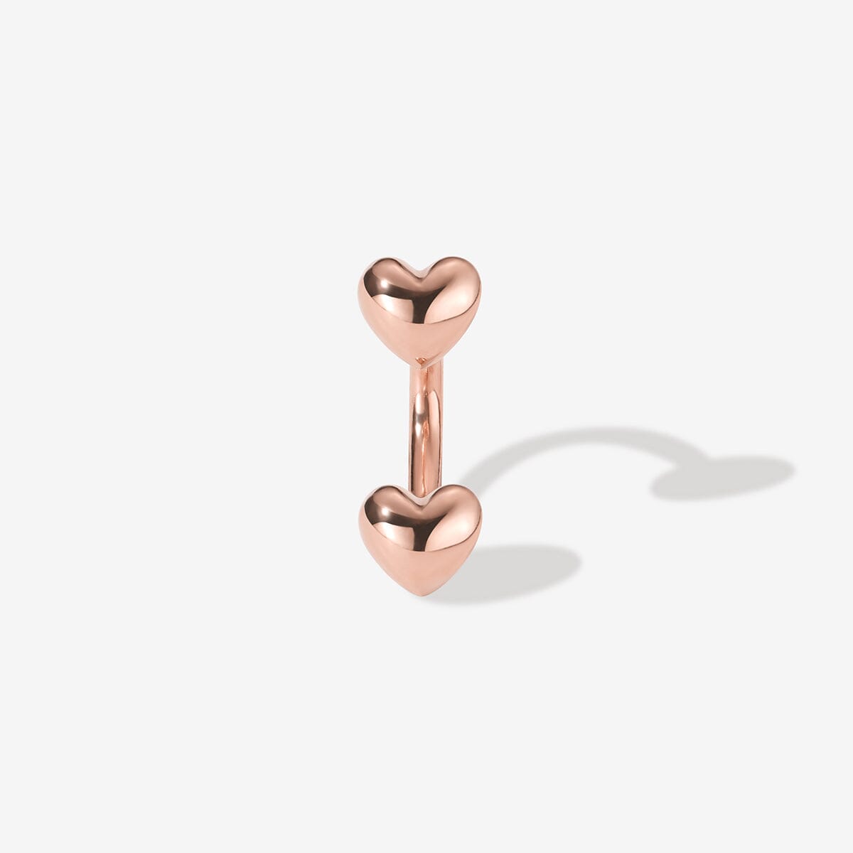 Fabio heart u hoop piercing