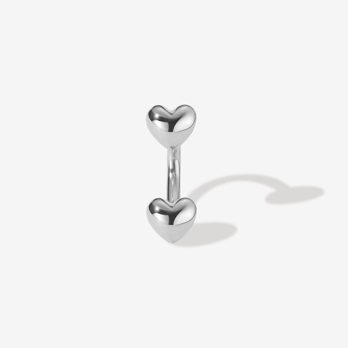 Fabio heart u hoop piercing