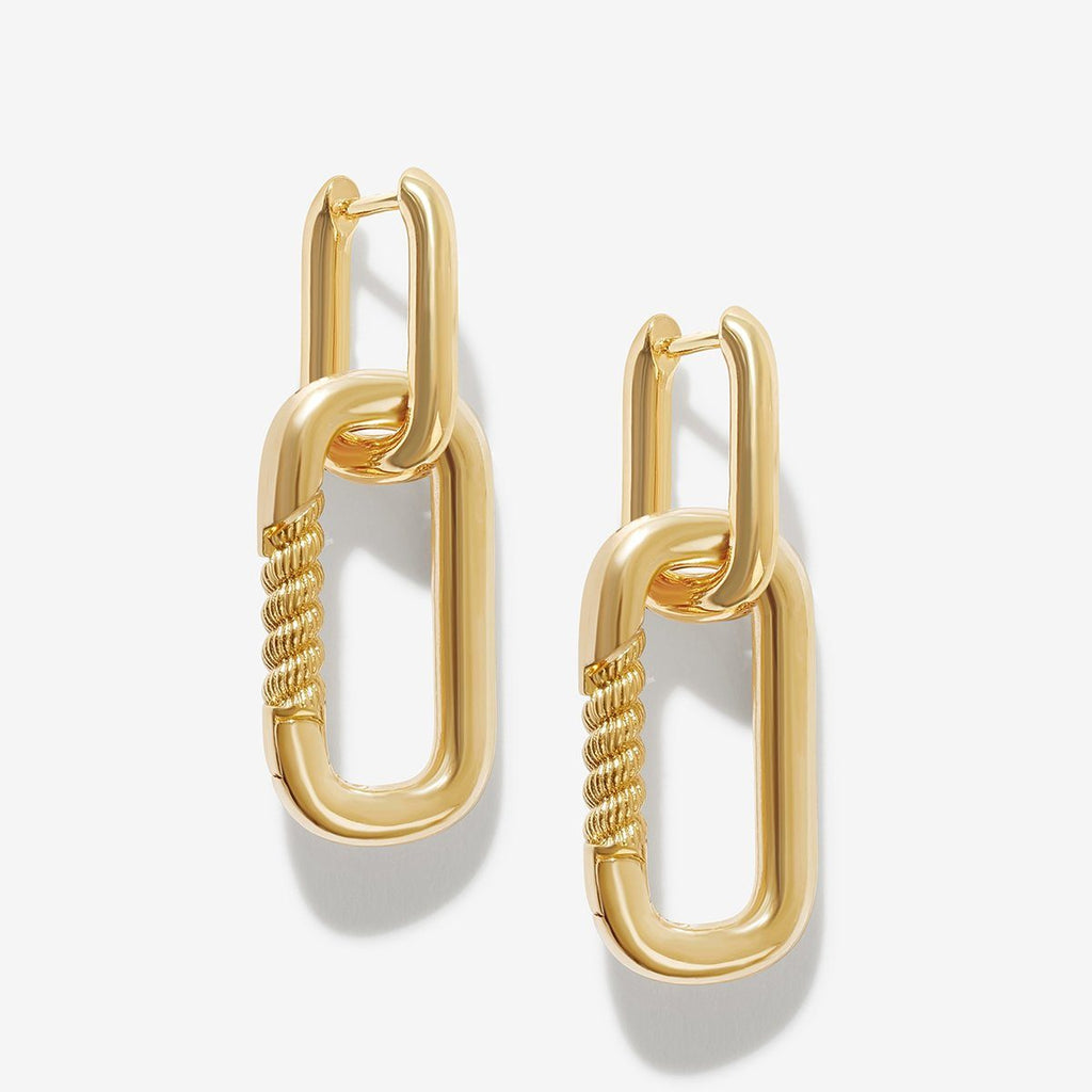 Ian carabiner earrings