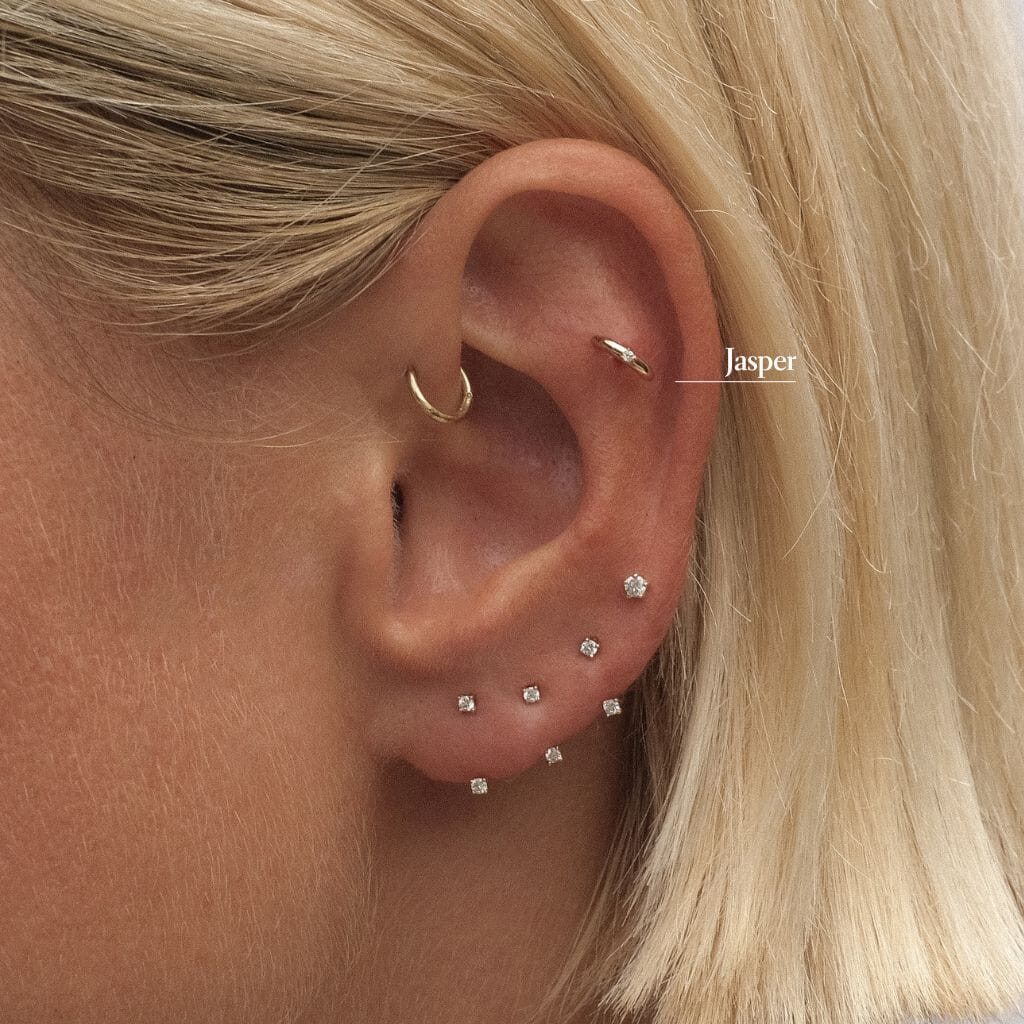 Jasper illusion orbital piercing