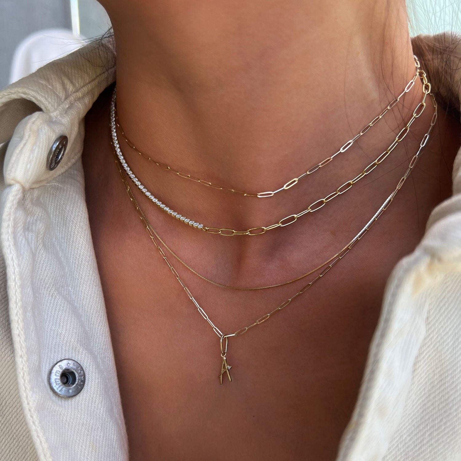 Joe snake chain necklace