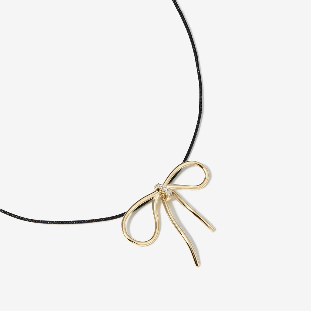Kirt bow necklace