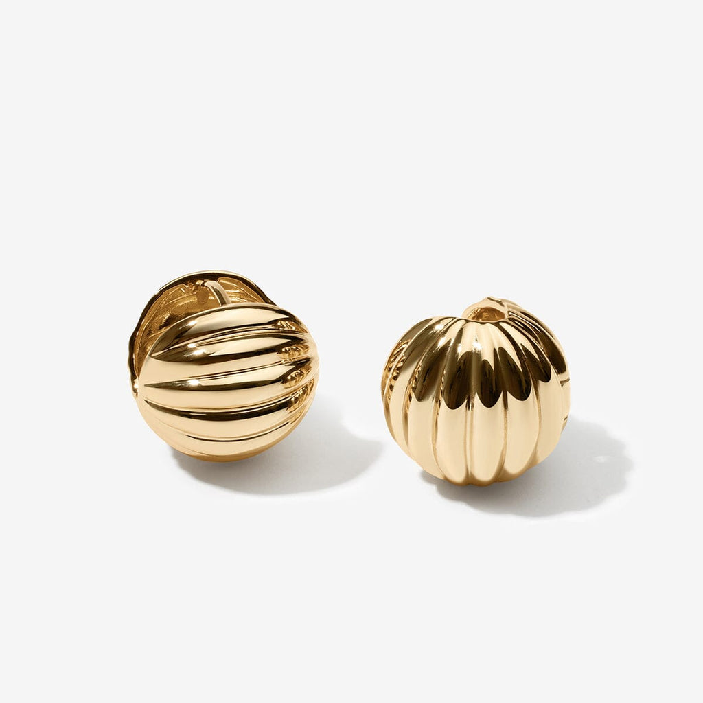 Klaus ball huggie earrings