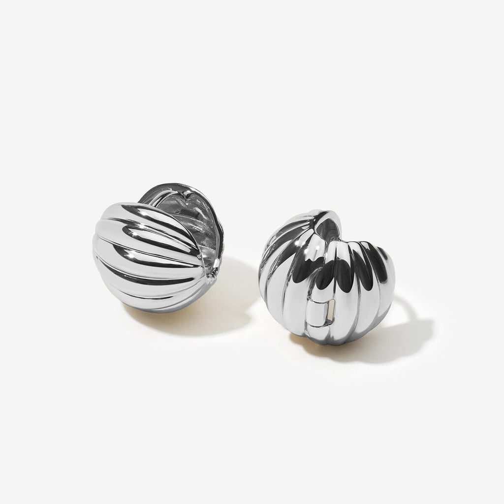 Klaus ball huggie earrings