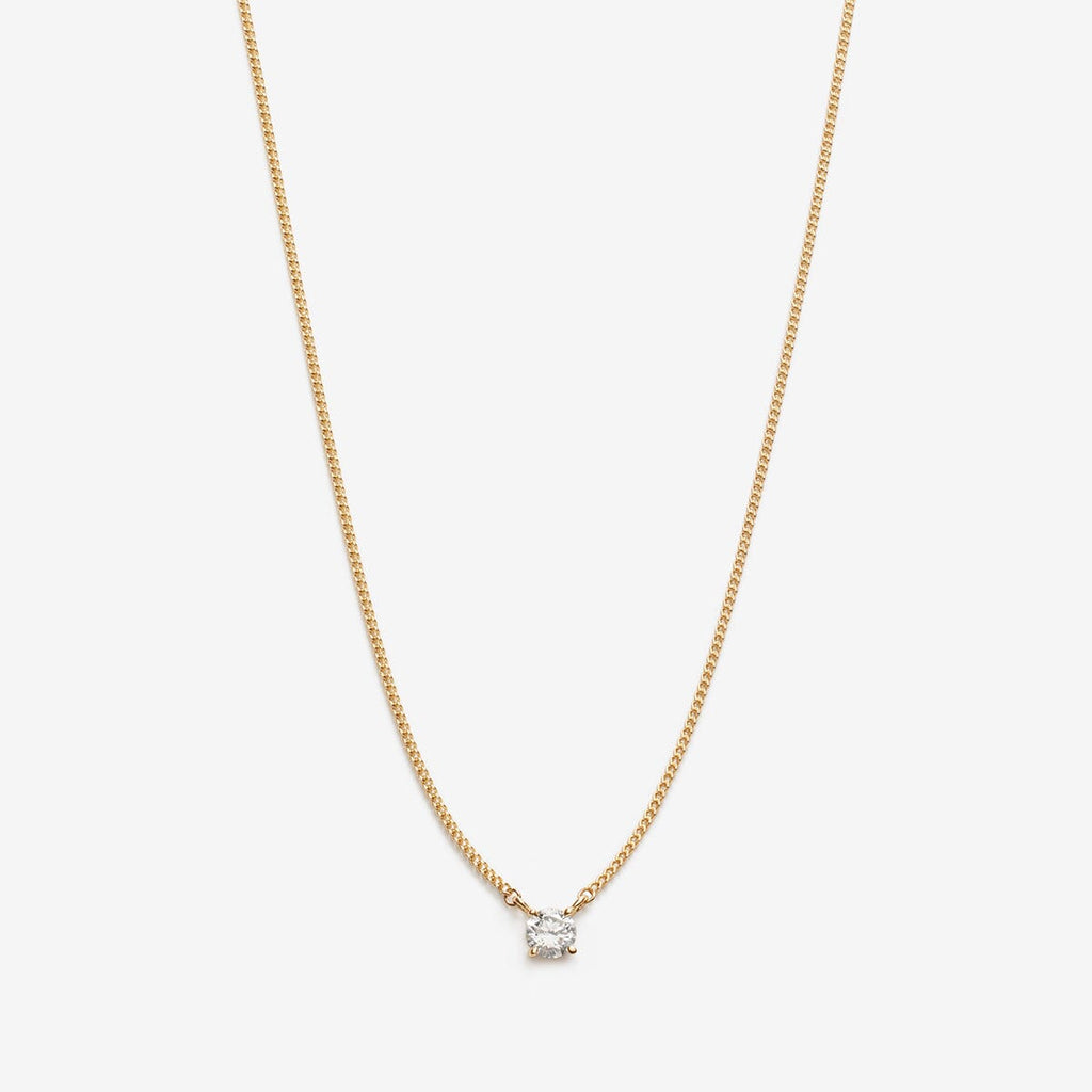 Knoxx round diamond necklace