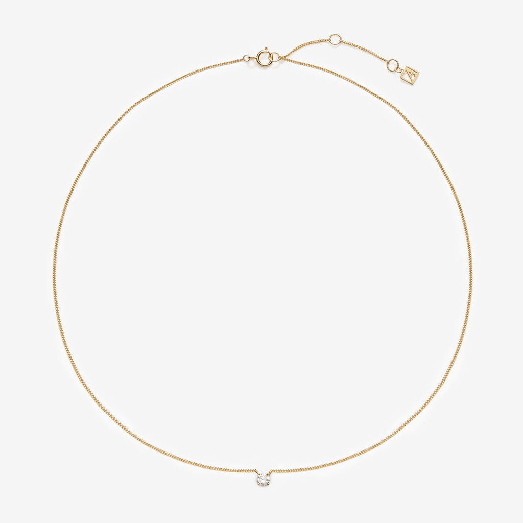 Knoxx round diamond necklace