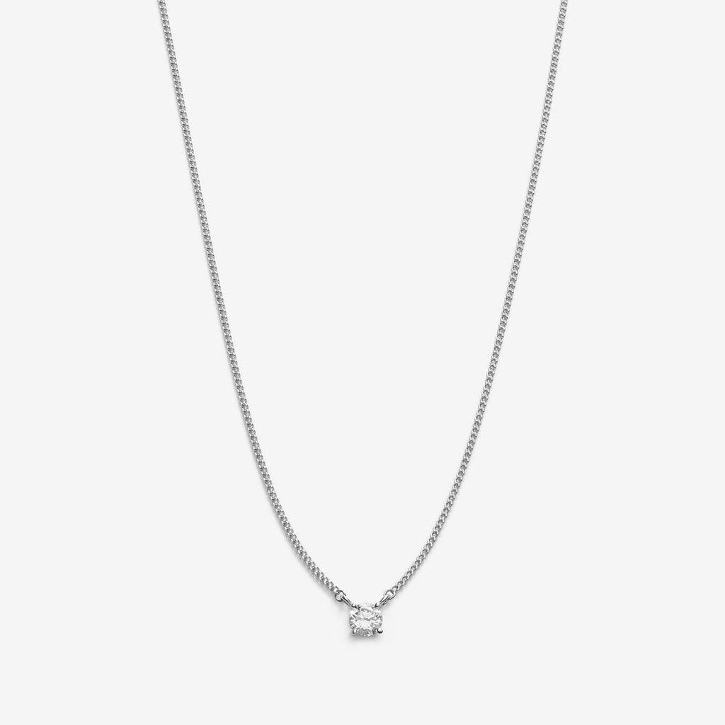 Knoxx round diamond necklace