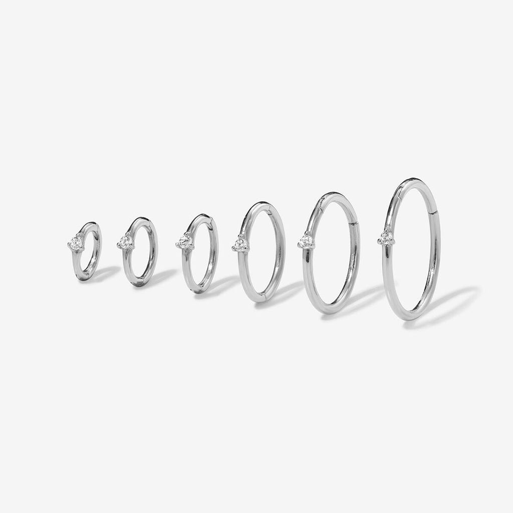 Cloud diamond clicker hoop