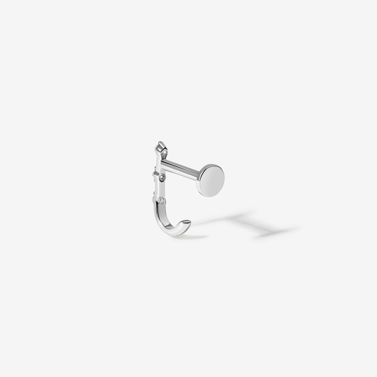 Lane diamond J piercing