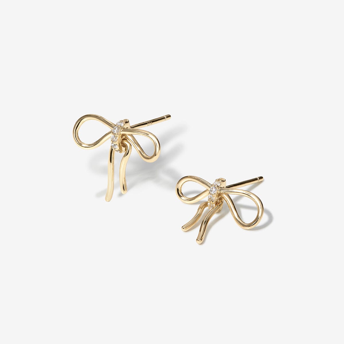 Lars bow stud earrings