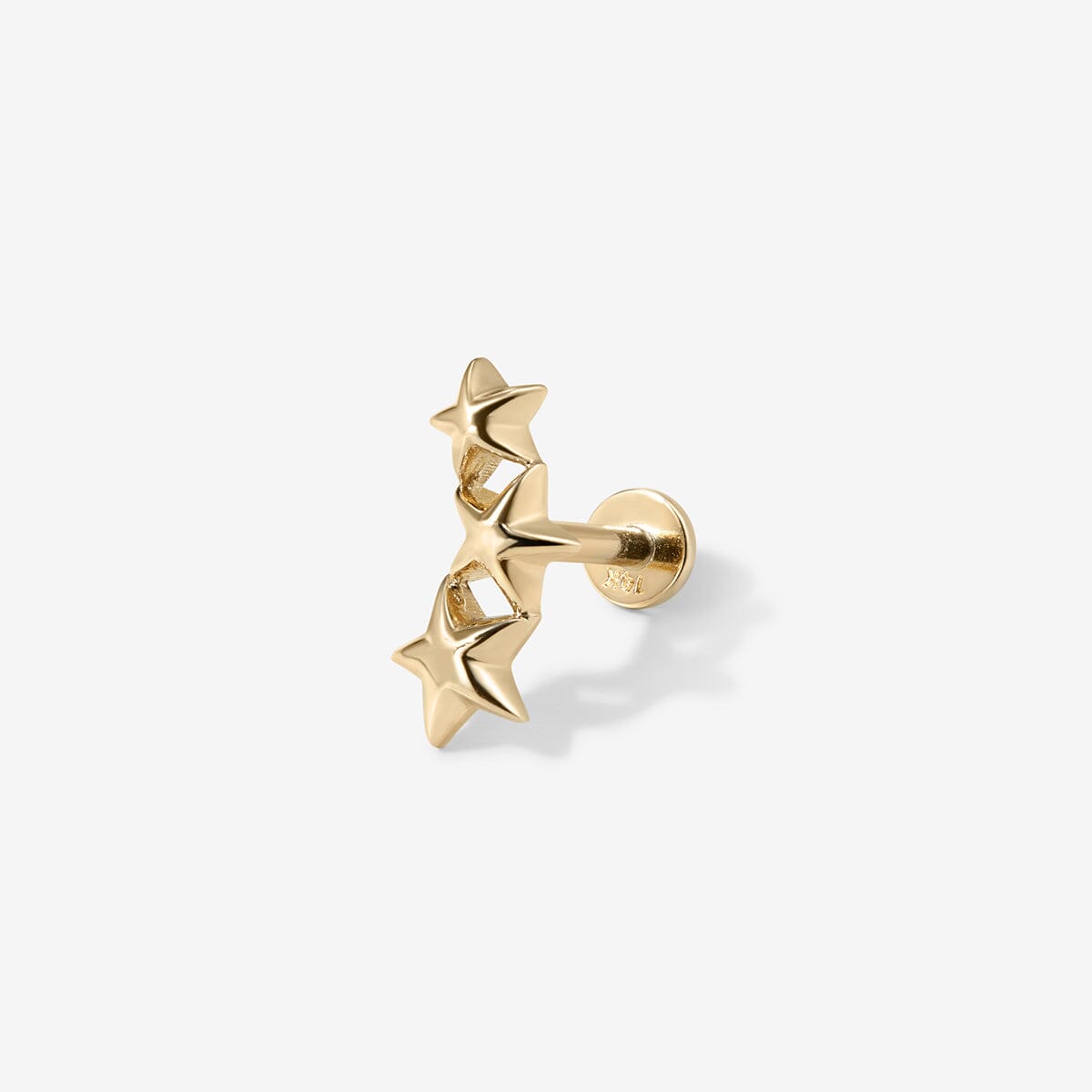 Lebron triple star piercing