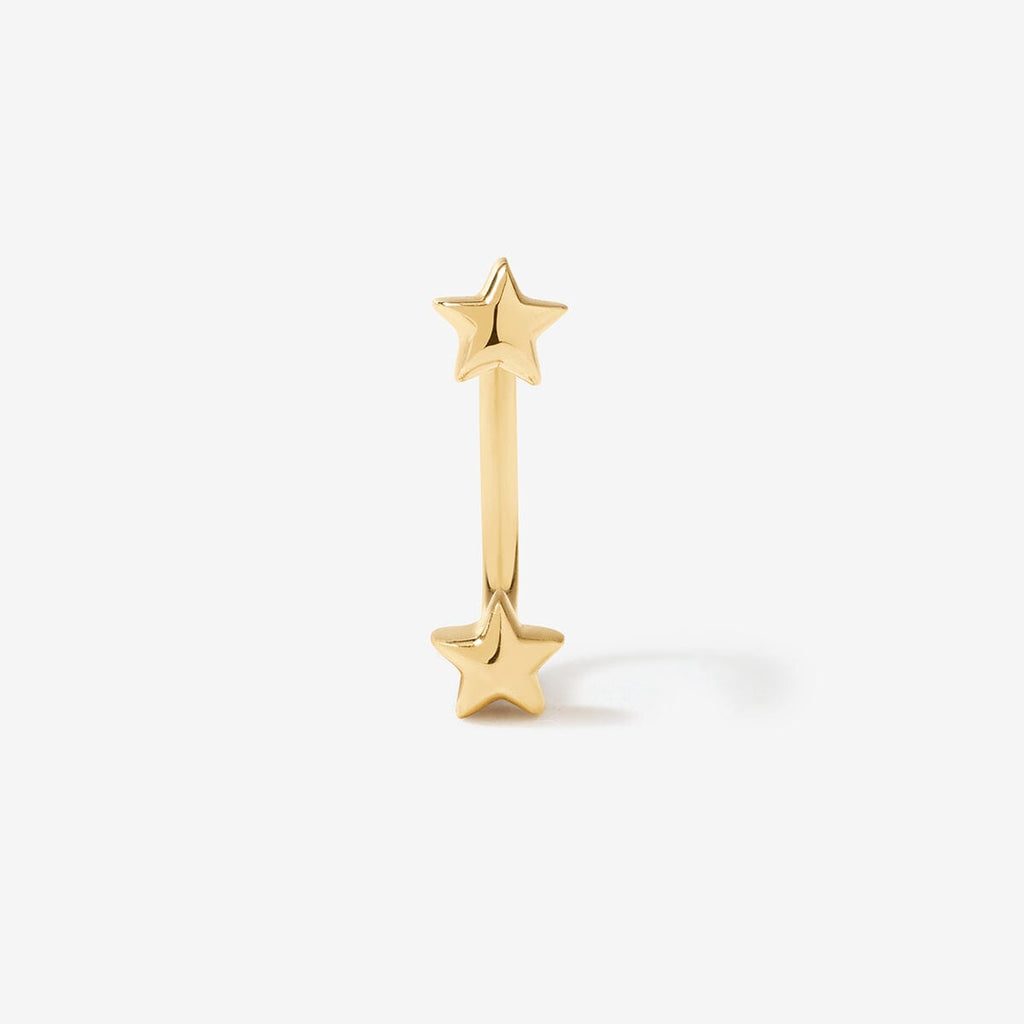 Lincoln star u hoop piercing