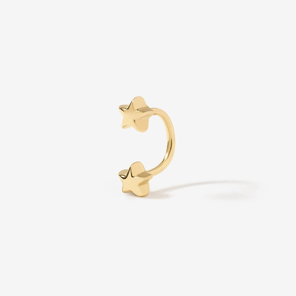 Lincoln star u hoop piercing