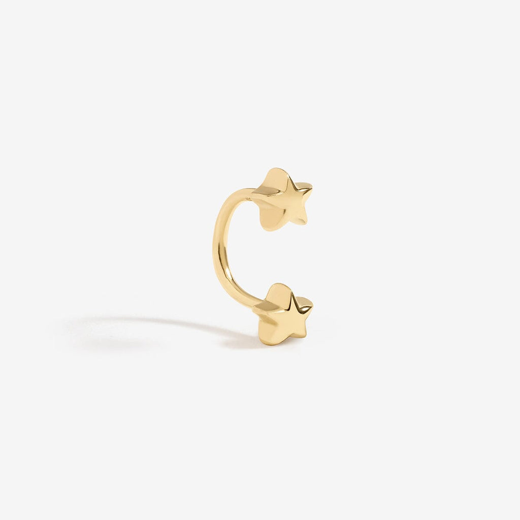 Lincoln star u hoop piercing