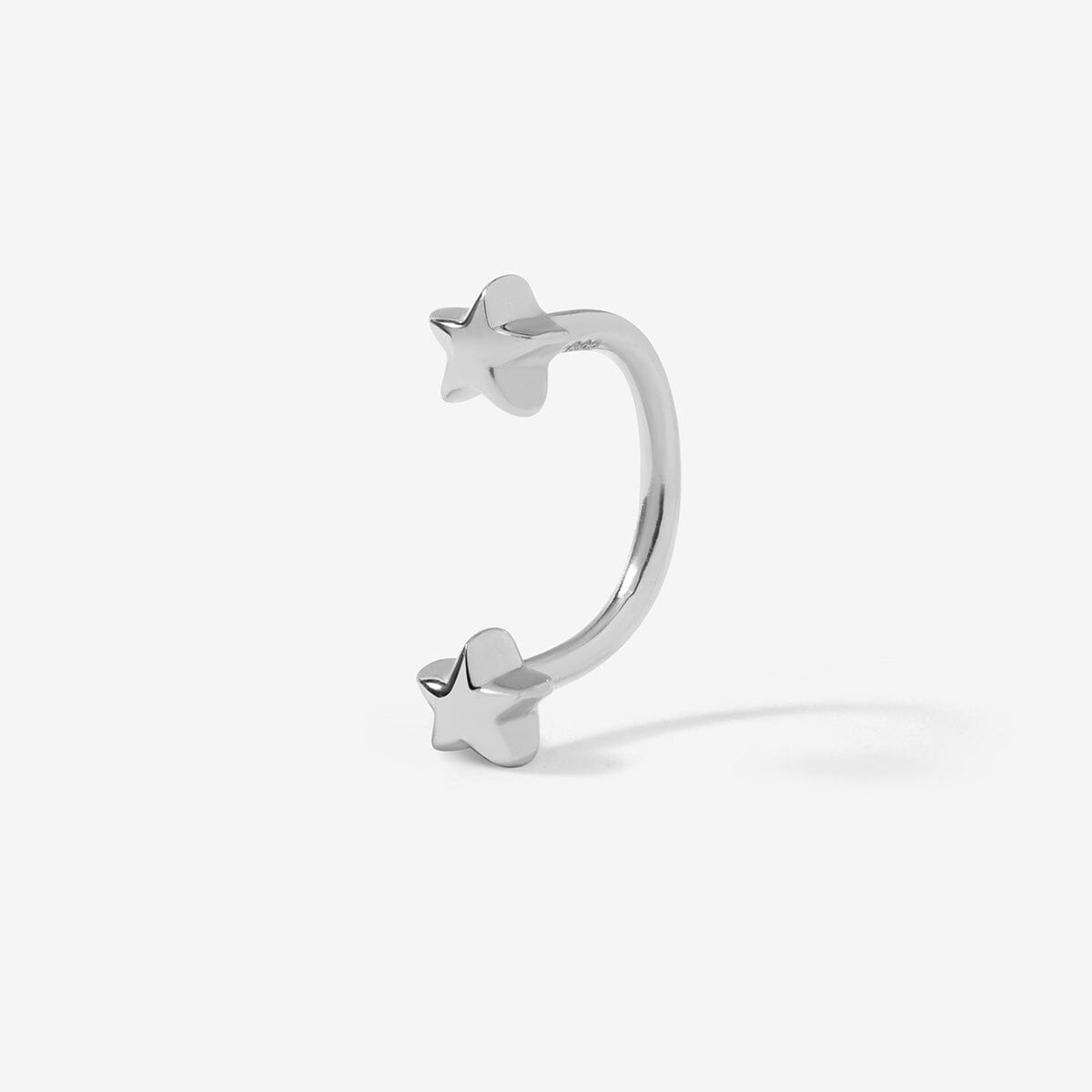 Lincoln star u hoop piercing