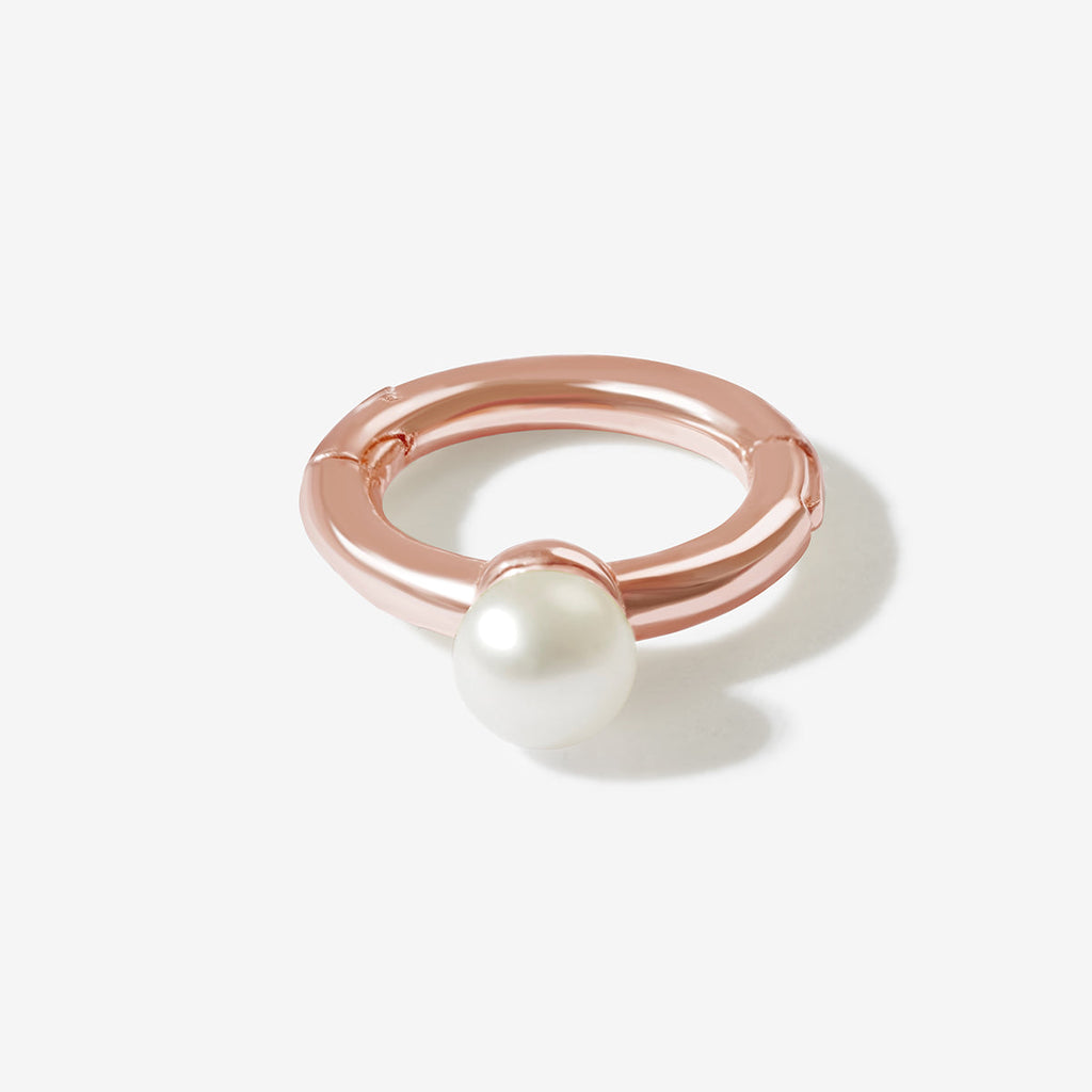 Lono birthstone huggie