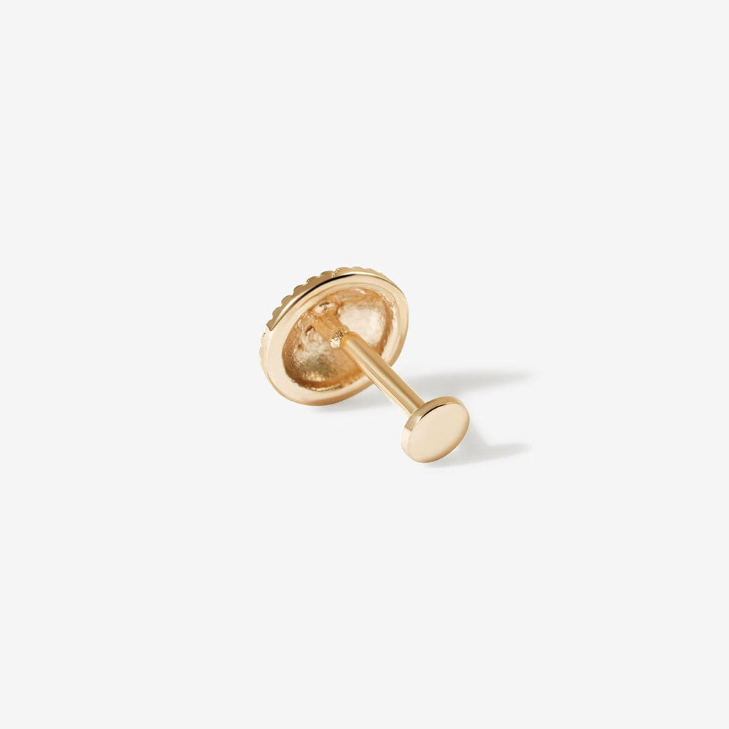 Loren round quilted piercing