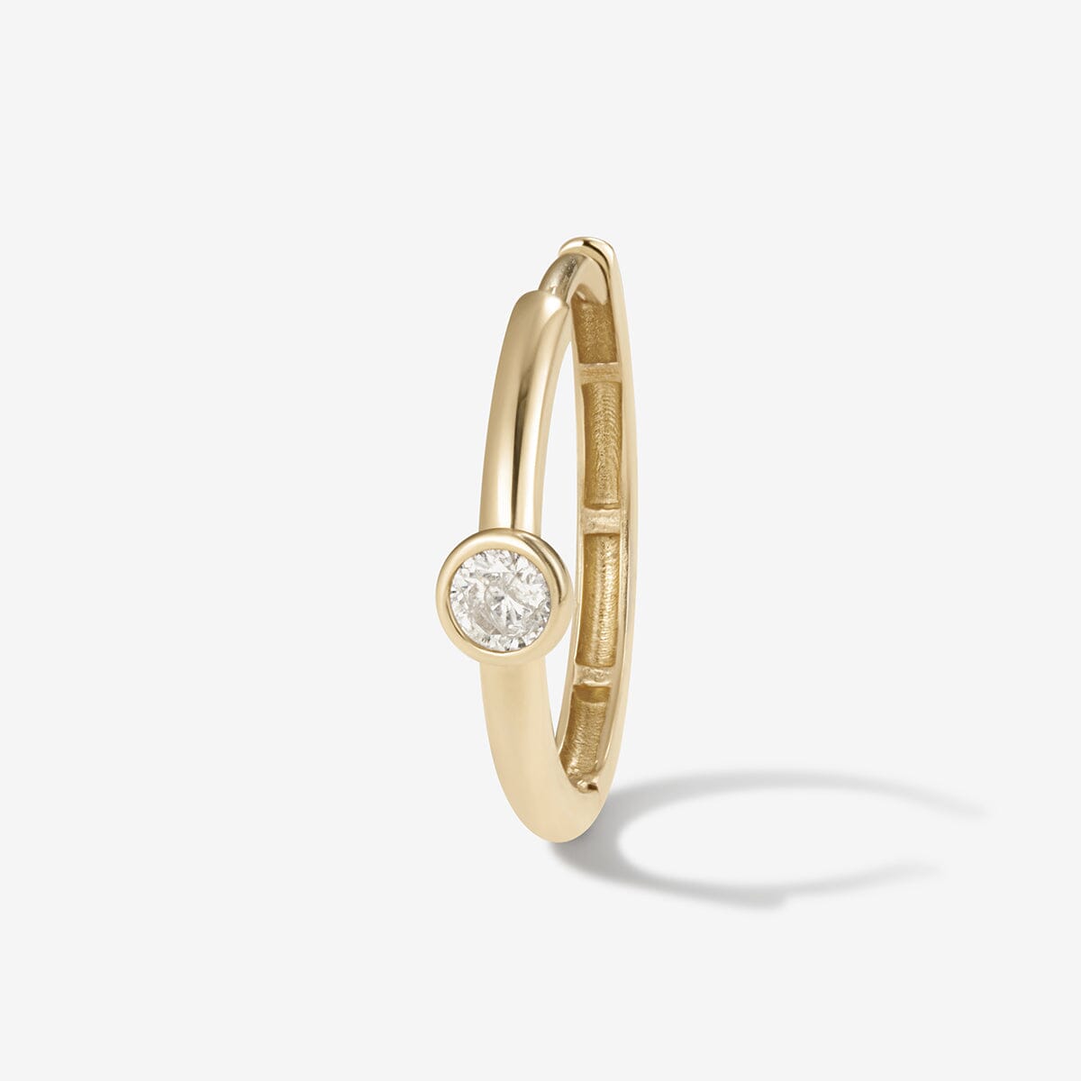 Lotto diamond hoop piercing